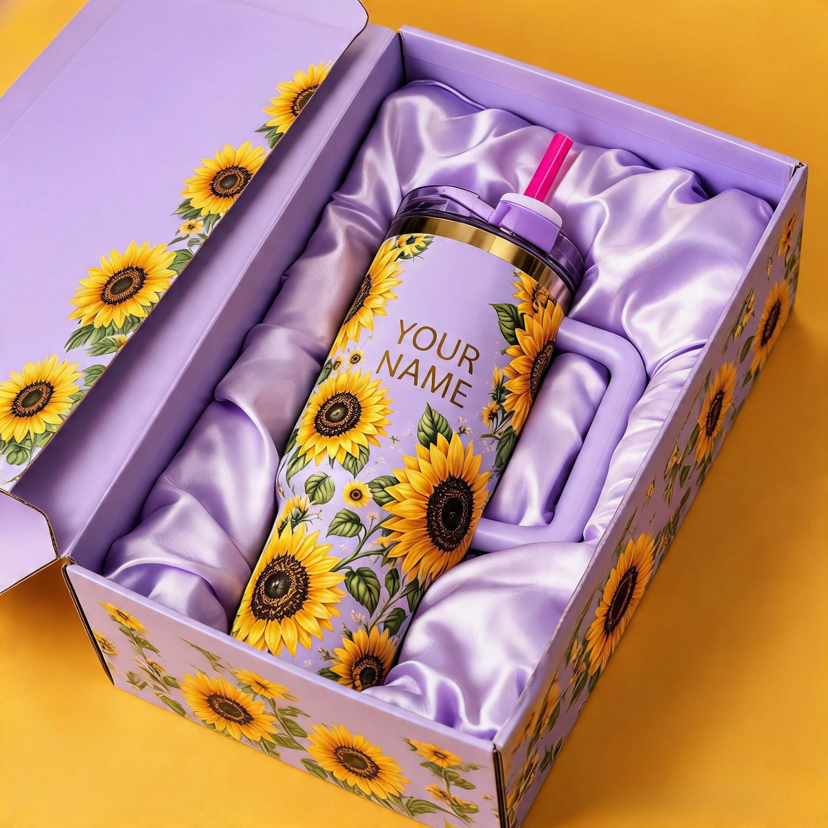 Purple Sunflower - Tumbler 40oz GINSUN82