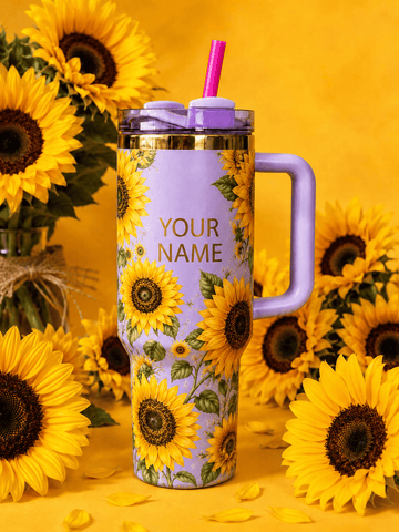 Purple Sunflower - Tumbler 40oz GINSUN82