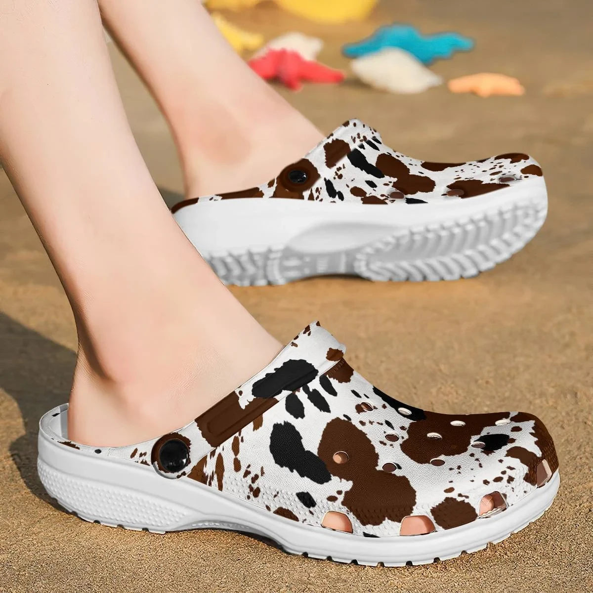 Cow Print - Adult/Kid Casual Clogs GINCOW21