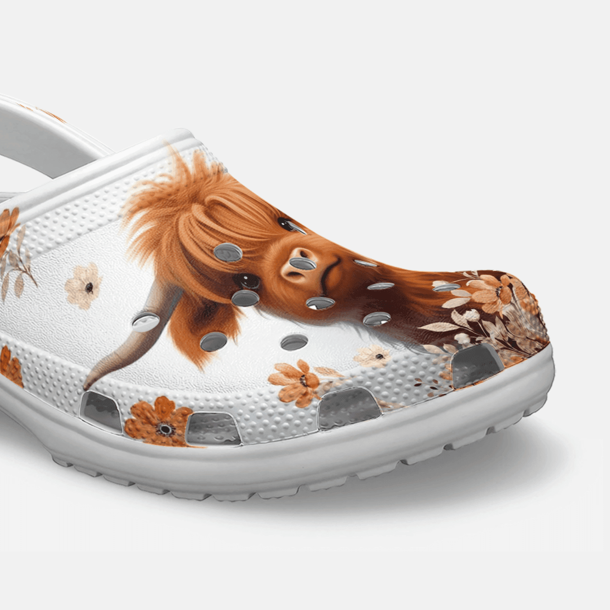 Cute Highland Cow - Adult/Kid Casual Clogs GINCOW60