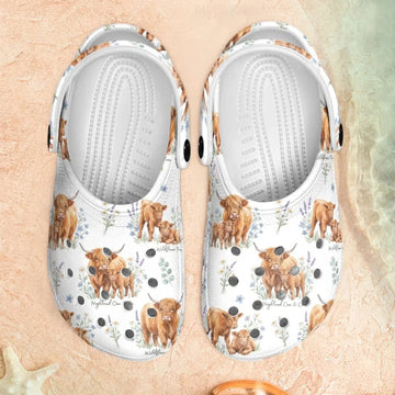 Cute Highland Cow - Adult/Kid Casual Clogs GINCOW61