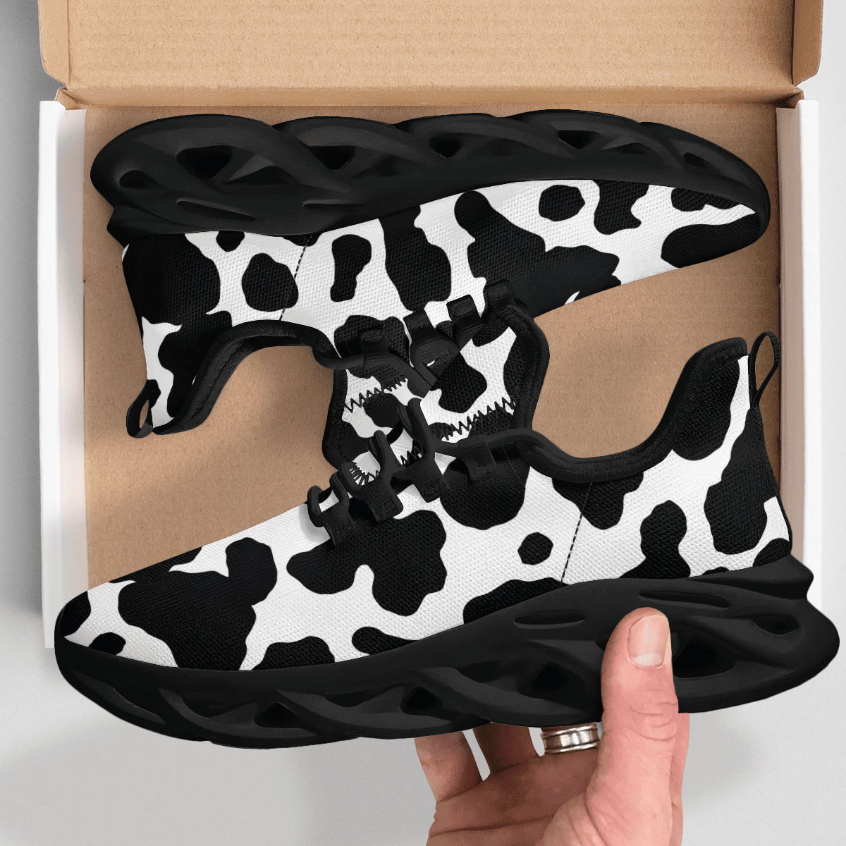 Cow Print Running Max Soul Shoes GINCOW57
