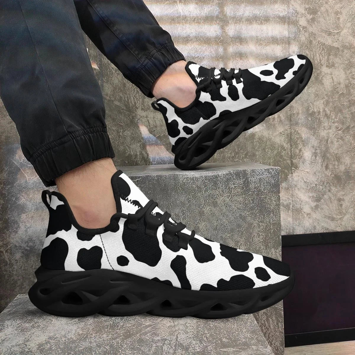 Cow Print Running Max Soul Shoes GINCOW57