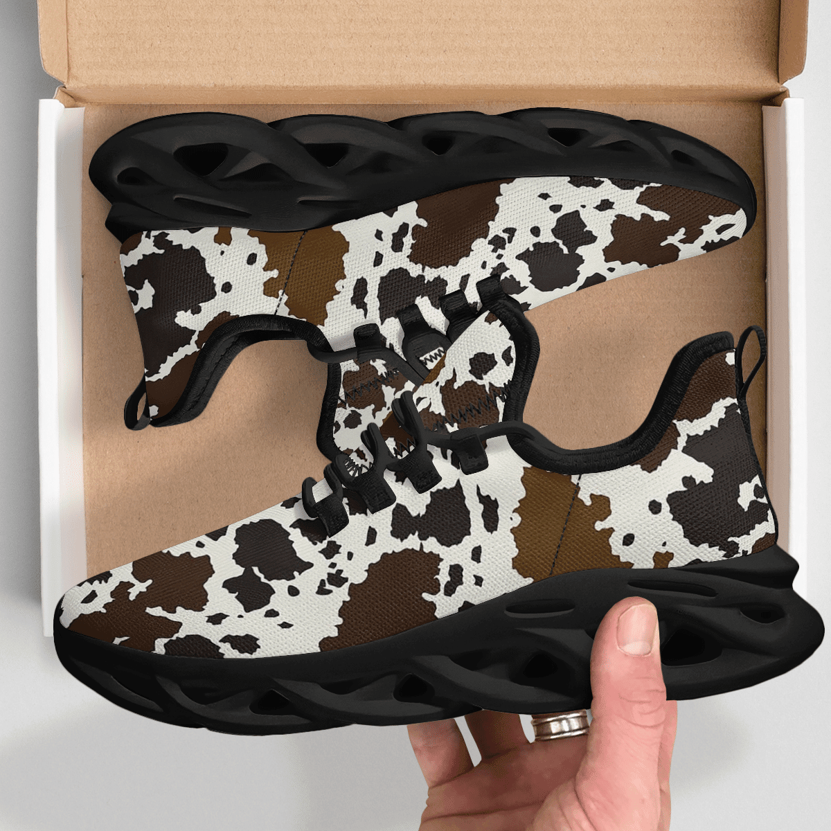 Cow Print Running Max Soul Shoes GINCOW58