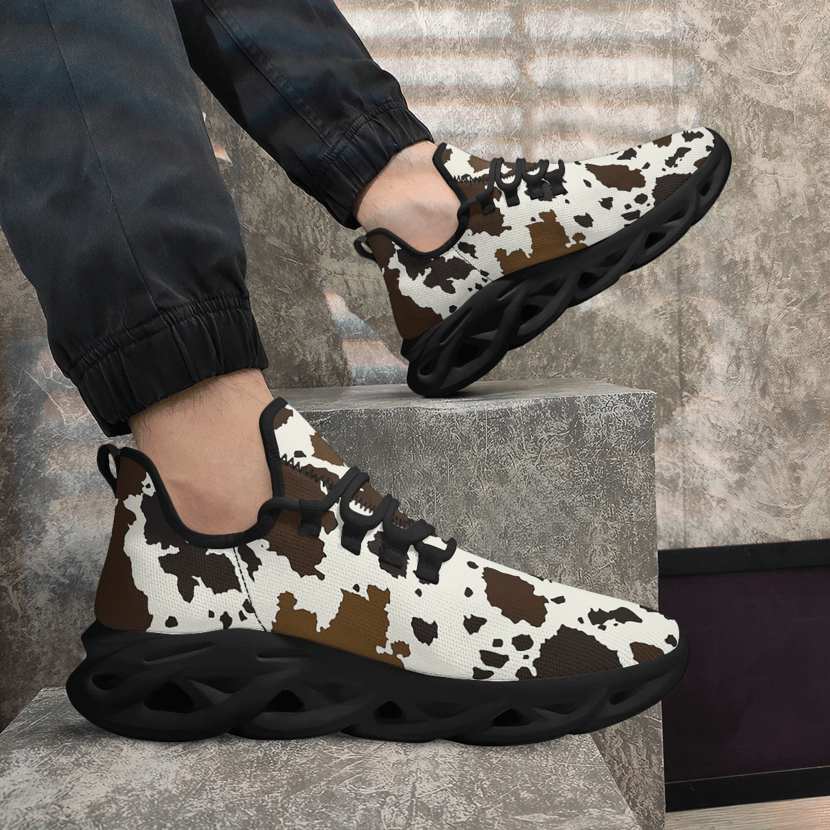 Cow Print Running Max Soul Shoes GINCOW58