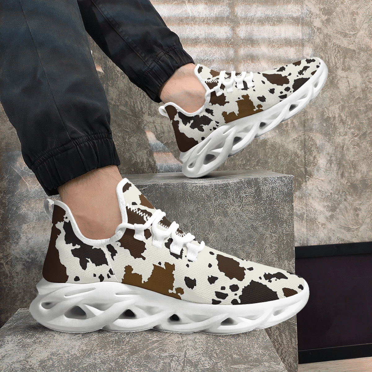 Cow Print Running Max Soul Shoes GINCOW58