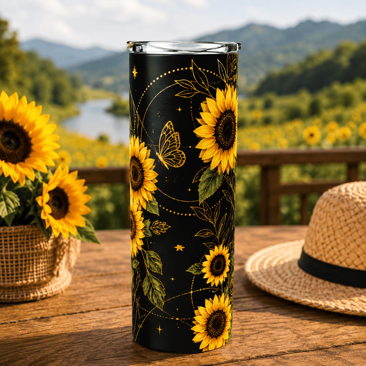 Sunflower - Tumbler 40oz/30oz/20oz GINSUN60