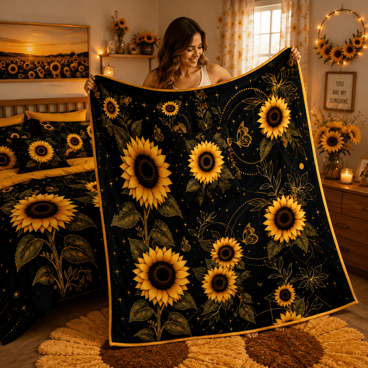 Sunflower Blanket GINSUN60