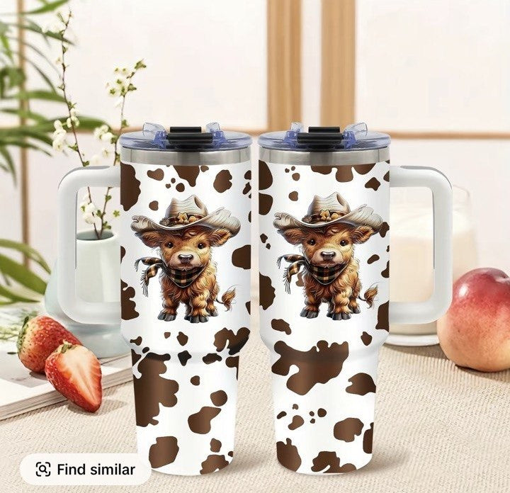 Cute Highland Cow - Tumbler 40oz GINCOW70