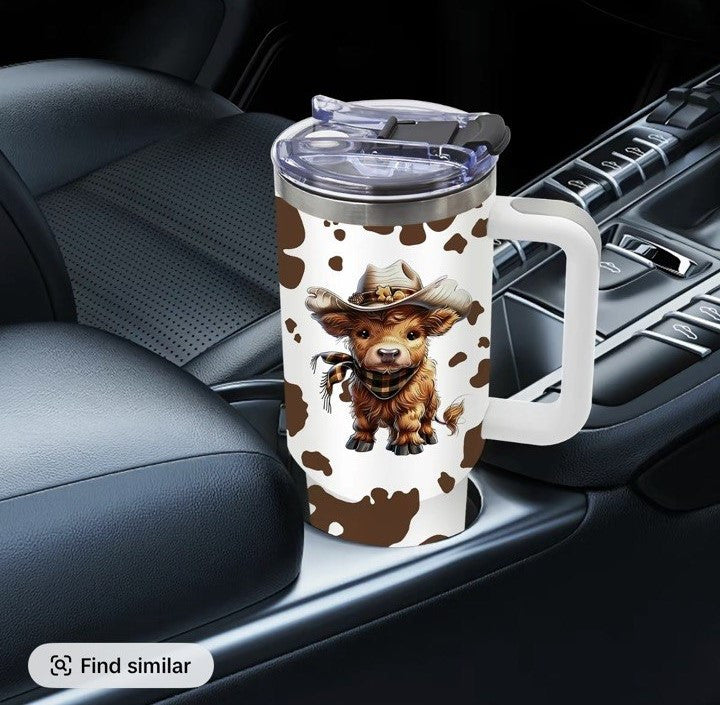 Cute Highland Cow - Tumbler 40oz GINCOW70
