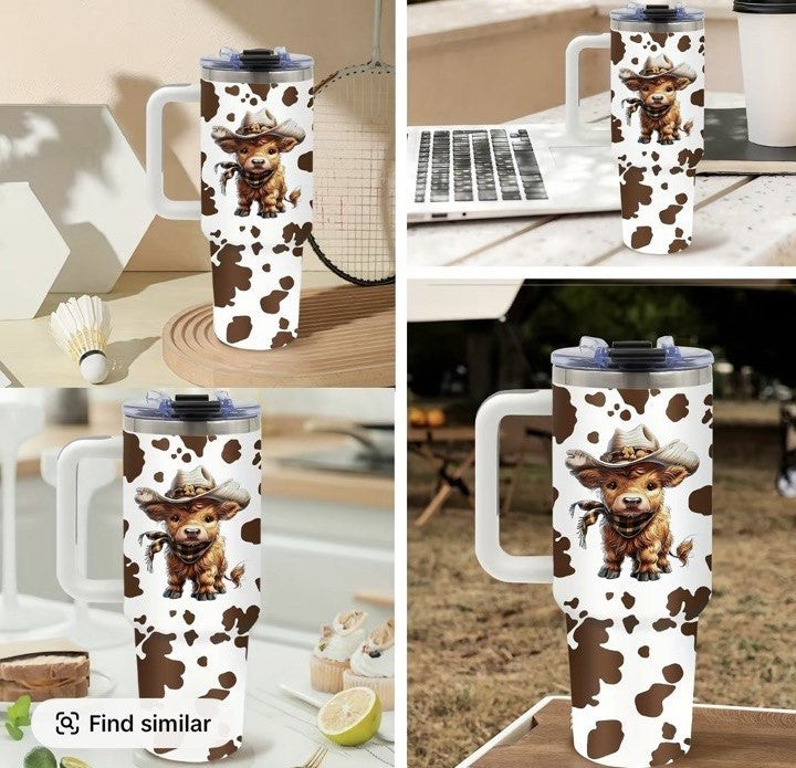 Cute Highland Cow - Tumbler 40oz GINCOW70