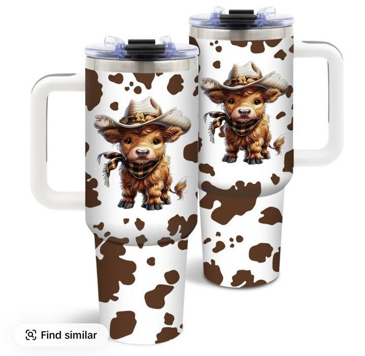 Cute Highland Cow - Tumbler 40oz GINCOW70