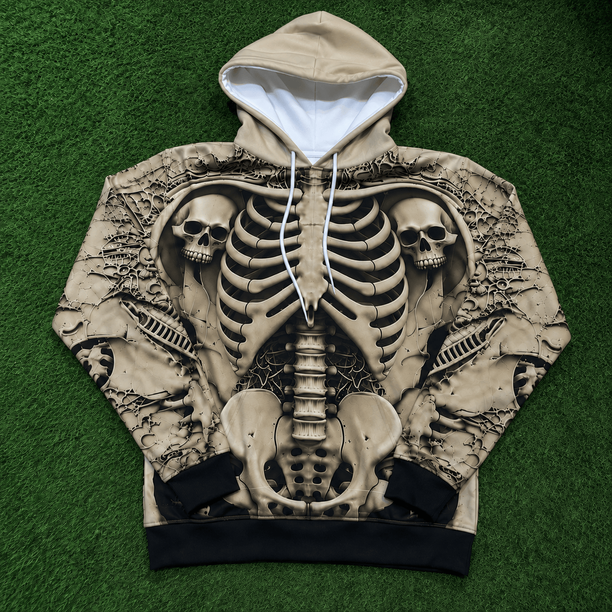 Gothic Skeleton- 3D Hoodie GINGOTHIC04