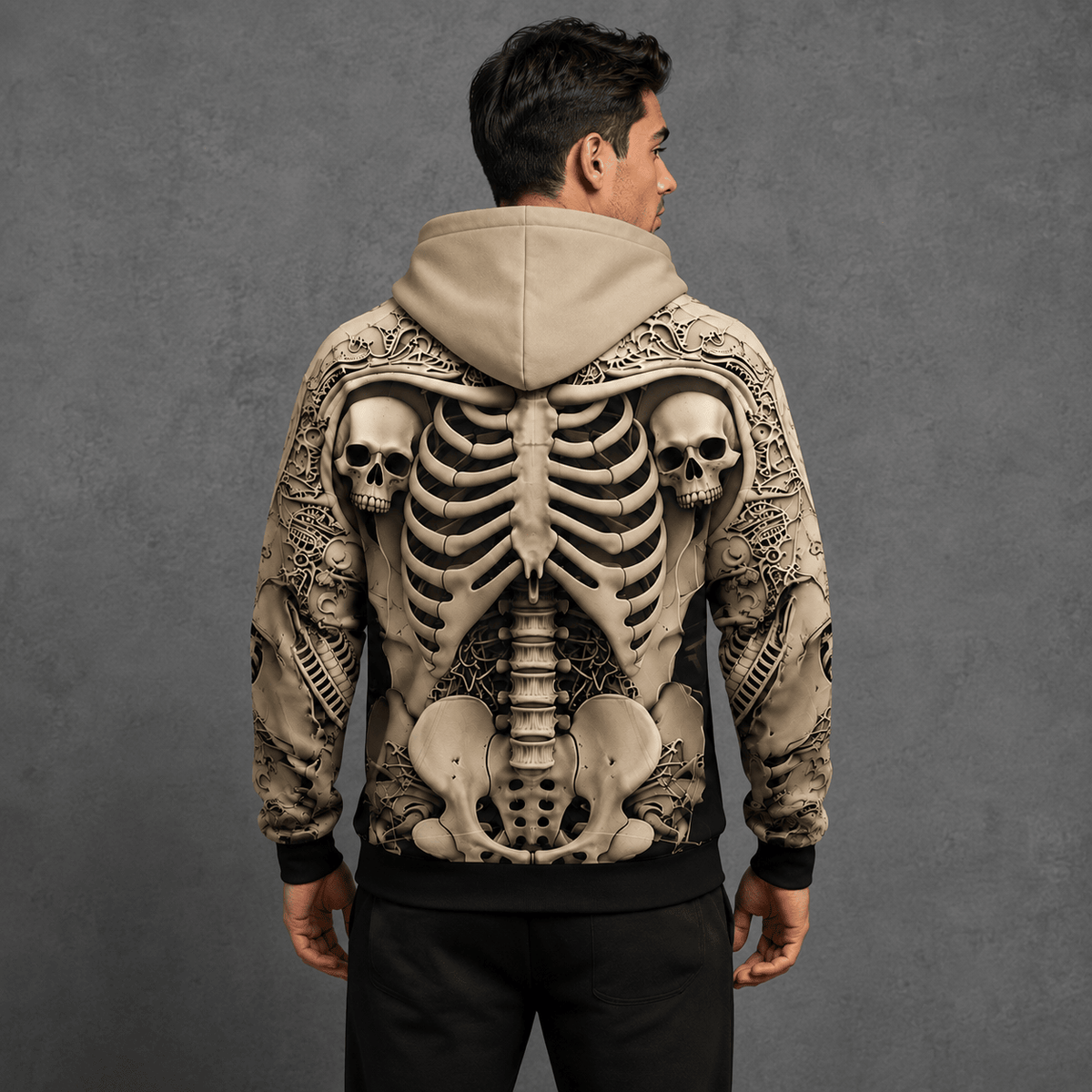 Gothic Skeleton- 3D Hoodie GINGOTHIC04