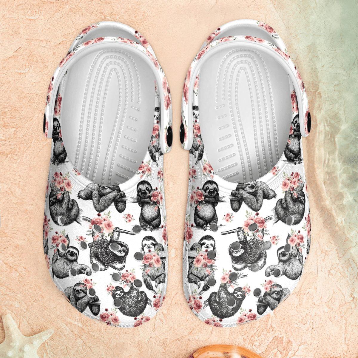 Sloth - Adult/Kid Casual Clogs GINSLOTH02