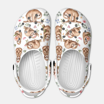 Sloth - Adult/Kid Casual Clogs GINSLOTH01