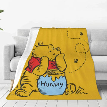 Winnie The Pooh Blanket Personalized Fleece Blanket GINPOOH63